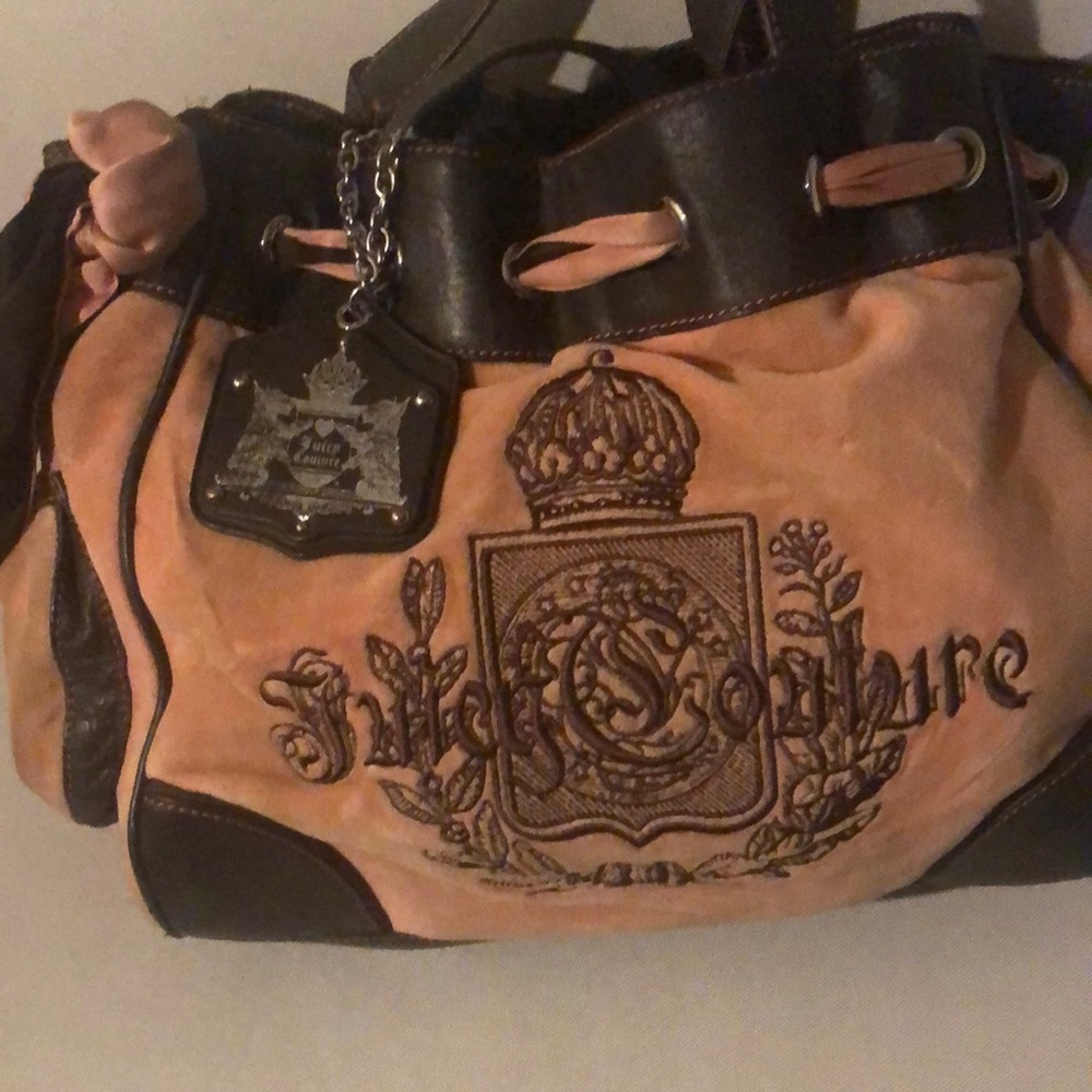 Vintage Velour & Leather JUICY COUTURE bag